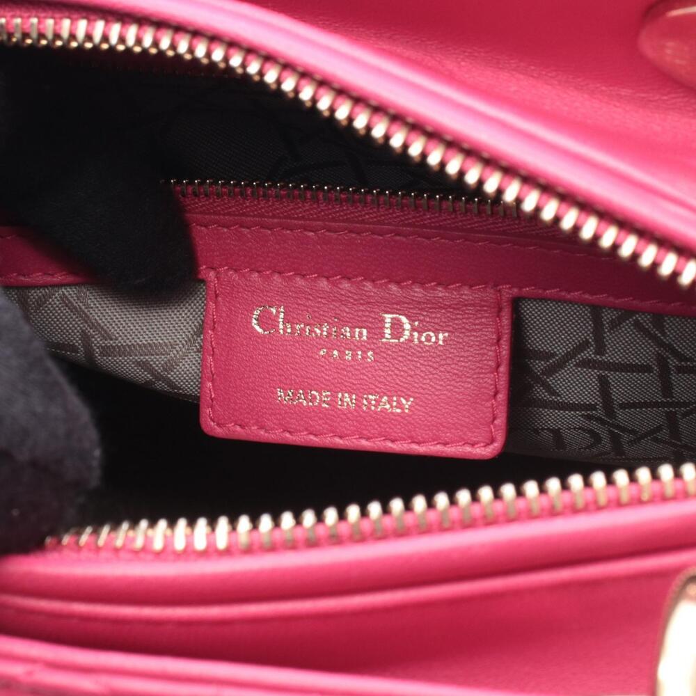 Dior leather LADY handbag pink - Picture 3 of 6